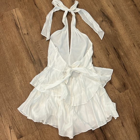 Vestique White Tiered Romper - Picture 7 of 8